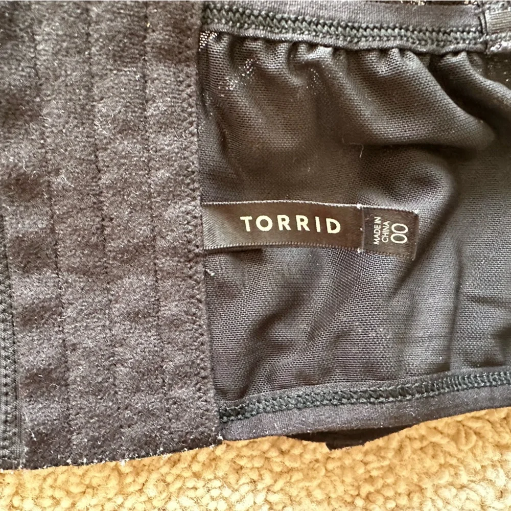 Torrid Bralette Lace Black underwire size 00X plus mesh adjustable wide band - Picture 11 of 15
